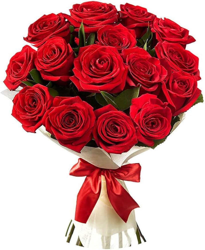 10 Red Roses Bouquet
