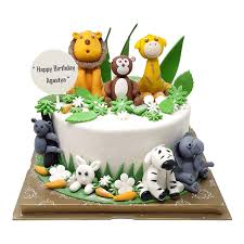 Animal Kingdom Jungle Cake